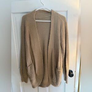 Amazon Tan Women's Cardigan Sweater